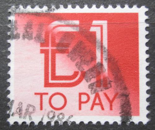 Poštovní známka Velká Británie 1982 Doplatní Mi# 98