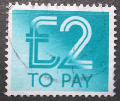 Poštovní známka Velká Británie 1982 Doplatní Mi# 99