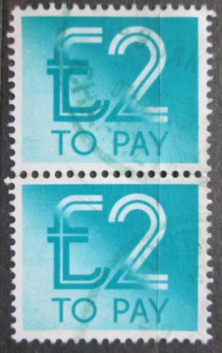Poštovní známky Velká Británie 1982 Doplatní pár Mi# 99 Kat 8€