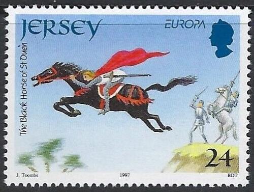 Poštovní známka Jersey 1997 Evropa CEPT Mi# 784