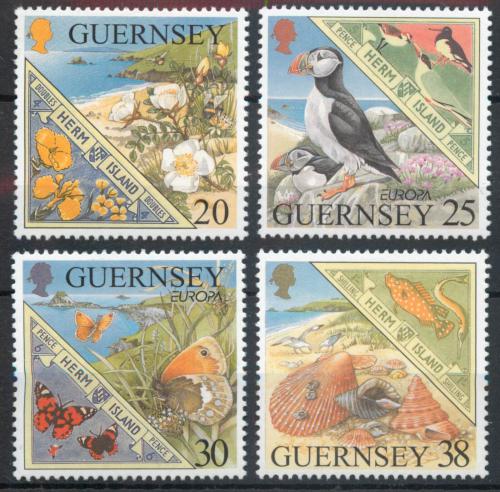 Poštovní známky Guernsey, Velká Británie 1999 Evropa CEPT Mi# 808-11