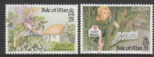 Poštovní známky Ostrov Man 1997 Evropa CEPT, legendy Mi# 717-18