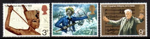 Poštovní známky Velká Británie 1972 Výroèí Mi# 594-96