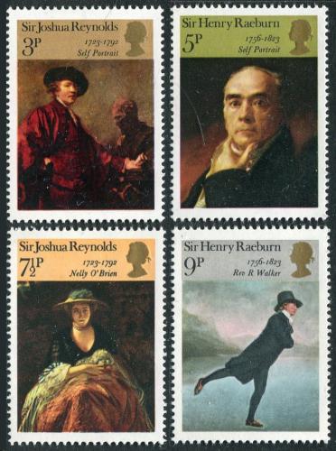 Poštovní známky Velká Británie 1973 Umìní Mi# 624-27