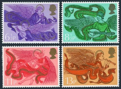 Poštovní známky Velká Británie 1975 Vánoce Mi# 692-95