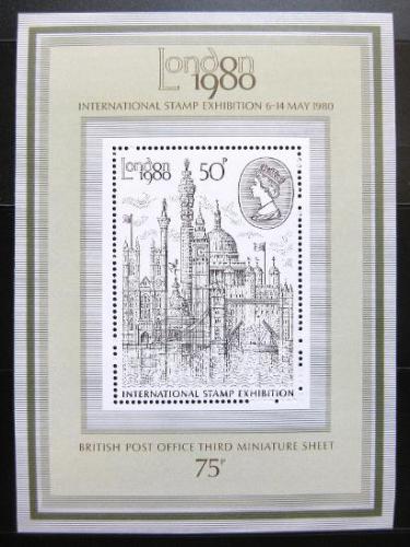 Poštovní známka Velká Británie 1980 Londýn Mi# Block 3