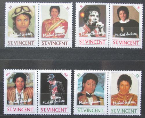 Poštovní známky Svatý Vincenc 1985 Michael Jackson Mi# 890-97 Kat 10€