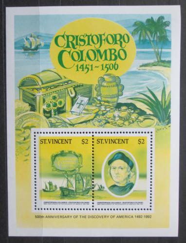 Poštovní známky Svatý Vincenc 1986 Kryštof Kolumbus Mi# N/N