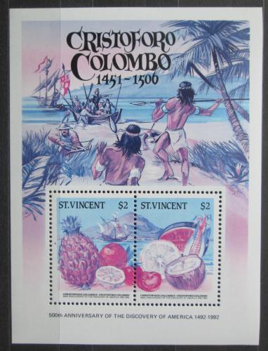 Poštovní známky Svatý Vincenc 1986 Tropické ovoce Mi# N/N
