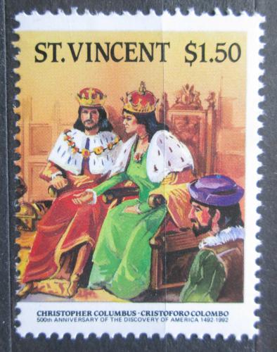 Poštovní známka Svatý Vincenc 1986 Španìlský královský pár Mi# 912