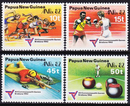 Poštovní známky Papua Nová Guinea 1982 Sport Mi# 455-58