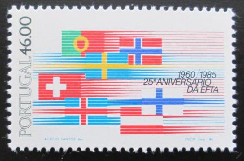 Poštovní známka Portugalsko 1985 EFTA, 25. výroèí Mi# 1655