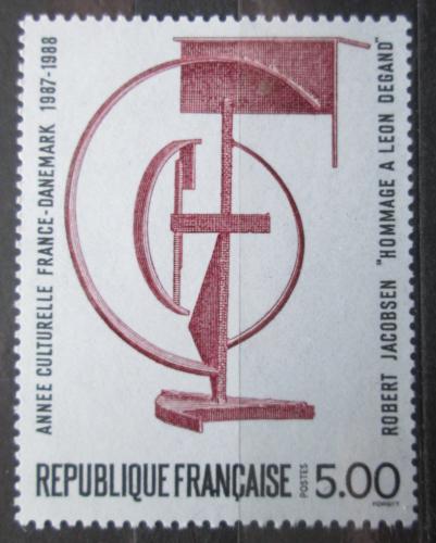 Poštovní známka Francie 1988 Umìní, Robert Jacobsen Mi# 2687