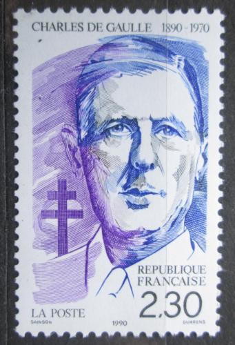 Poštovní známka Francie 1990 Charles de Gaulle Mi# 2759