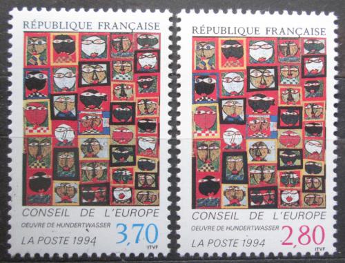 Poštovní známky Francie 1994 Rada Evropy, služební Mi# 51-52