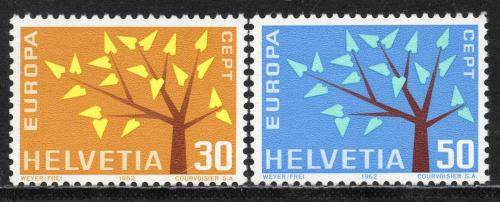 Poštovní známky Švýcarsko 1962 Evropa CEPT Mi# 756-57