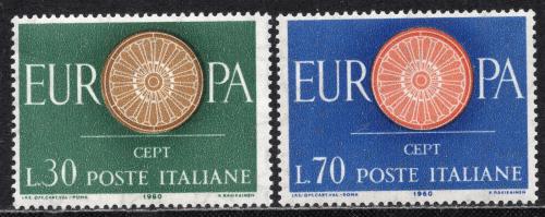 Poštovní známky Itálie 1960 Evropa CEPT Mi# 1077-78