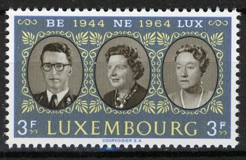 Poštovní známka Lucembursko 1964 BENELUX, 20. výroèí Mi# 700