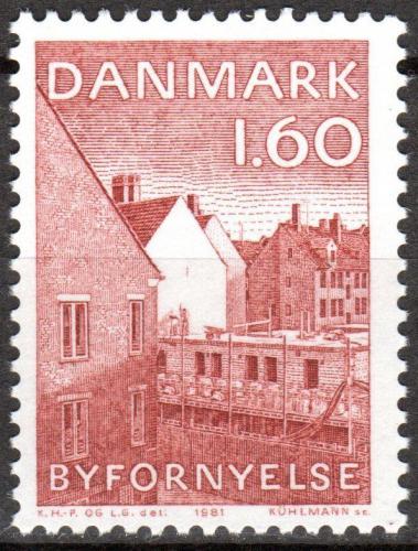Poštovní známka Dánsko 1981 Renesance mìst Mi# 738
