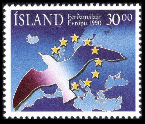 Poštovní známka Island 1990 Evropský rok turistiky Mi# 730