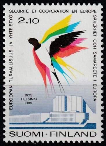 Poštovní známka Finsko 1985 Mírová konference v Helsinkách Mi# 970