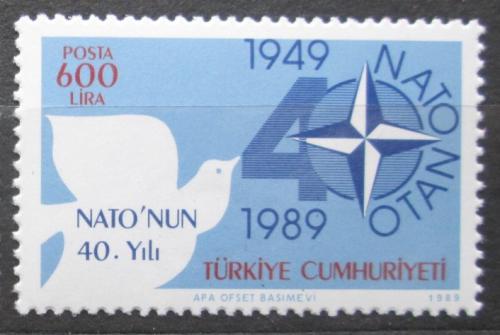 Poštovní známka Turecko 1989 NATO, 40. výroèí Mi# 2851