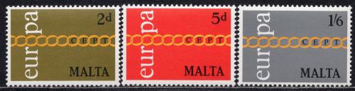 Poštovní známky Malta 1971 Evropa CEPT Mi# 422-24
