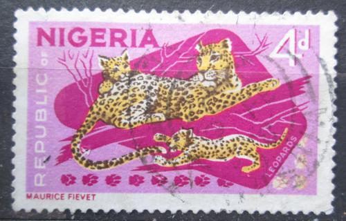 Poštovní známka Nigérie 1967 Levhart skvrnitý Mi# 180 C