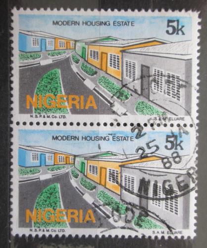 Poštovní známky Nigérie 1986 Moderní architektura pár Mi# 476