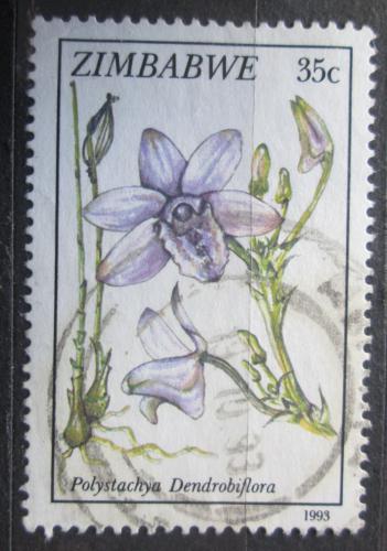 Poštovní známka Zimbabwe 1993 Orchidej, Polystachya dendrobiflora Mi# 510