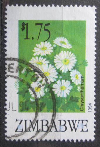 Poštovní známka Zimbabwe 1994 Chryzantéma Mi# 529