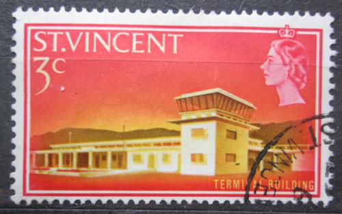 Poštovní známka Svatý Vincenc 1965 Budova letištì Mi# 207
