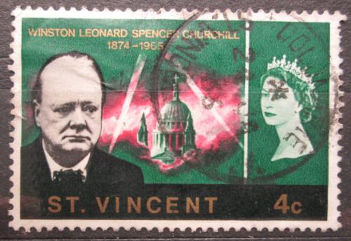 Poštovní známka Svatý Vincenc 1966 Winston Churchill Mi# 221
