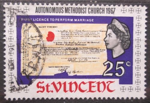 Poštovní známka Svatý Vincenc 1967 Náboženská smlouva Mi# 233