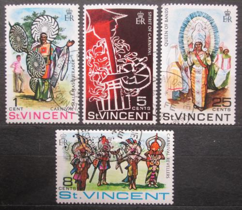 Poštovní známky Svatý Vincenc 1969 Karneval Mi# 243-46