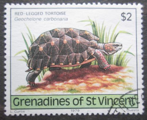 Poštovní známka Svatý Vincenc Gren. 1979 Želva uhlíøská Mi# 171