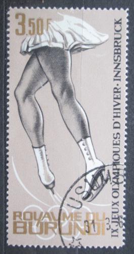 Poštovní známka Burundi 1964 ZOH Innsbruck, krasobruslení Mi# 81 A