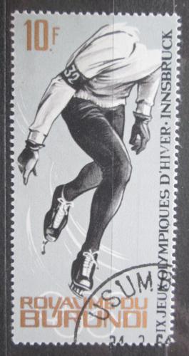 Poštovní známka Burundi 1964 ZOH Innsbruck, rychlobruslení Mi# 83 A