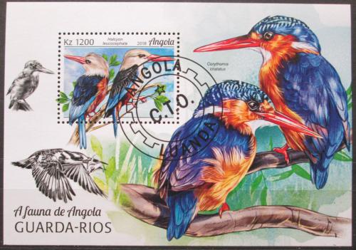 Poštovní známka Angola 2018 Ledòáèci Mi# Block 162 Kat 8€