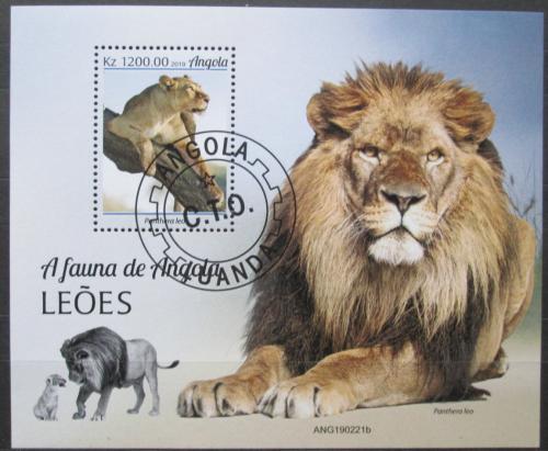 Poštovní známka Angola 2019 Lvi Mi# N/N Kat 8€