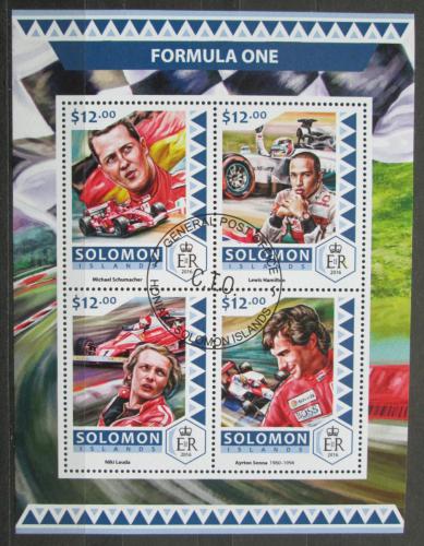 Poštovní známky Šalamounovy ostrovy 2016 Formule 1 Mi# 4225-28 Kat 14€