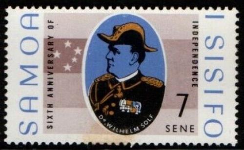 Poštovní známka Samoa 1968 Wilhelm Solf, nìmecký politik Mi# 167