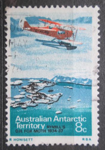 Poštovní známka Australská Antarktida 1973 Letadlo Fox Moth Mi# 26