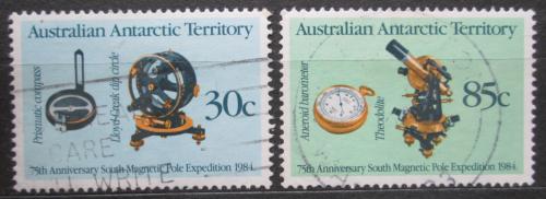 Poštovní známky Australská Antarktida 1984 Námoøní mìøící pøístroje Mi# 61-62