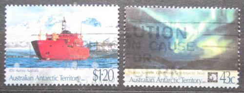 Poštovní známky Australská Antarktida 1991 Antarktický smluvní systém Mi# 88-89