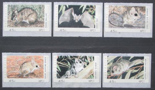 Poštovní známky Austrálie 1992 Ohrožená fauna, samolepící Mi# 1279-84 Kat 12€