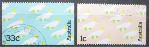 Poštovní známky Austrálie 1985 Kakadu žlutoèeèelatý Mi# 918-19 C