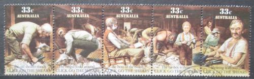 Poštovní známky Austrálie 1986 Folklór Mi# 979-83