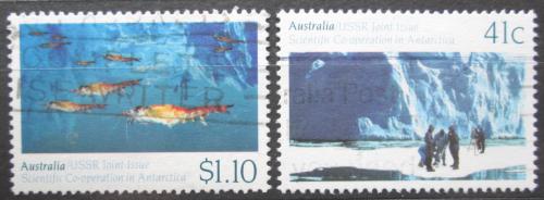 Poštovní známky Austrálie 1990 Prùzkum Antarktidy Mi# 1215-16