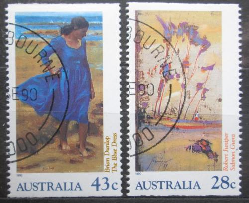 Poštovní známky Austrálie 1990  Umìní, impresionismus Mi# 1227-28 Kat 5.50€